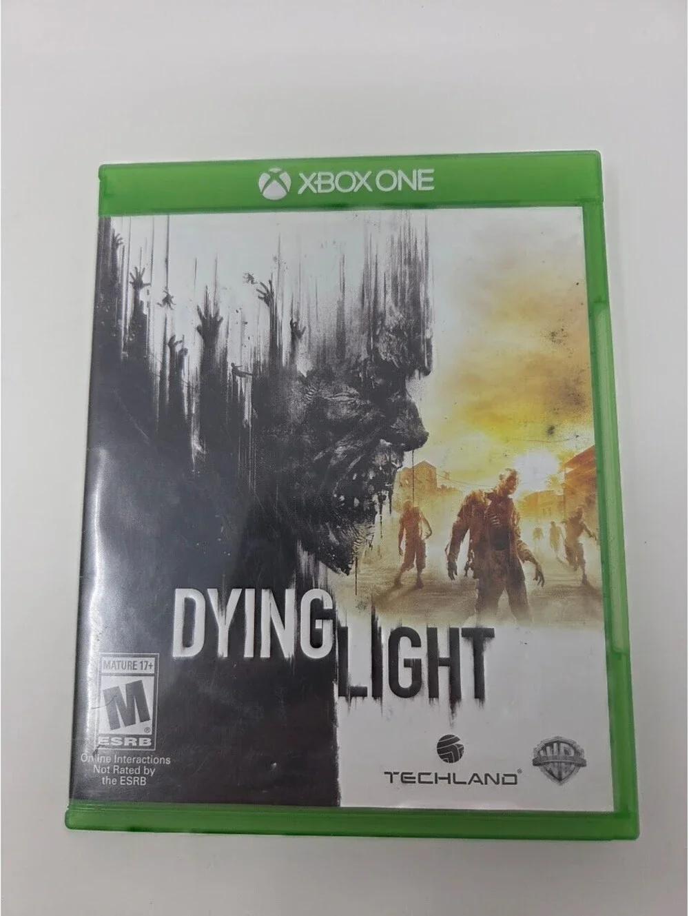 Dying Light Xbox One Game Disc and Original Case by Techland and Warner Bros